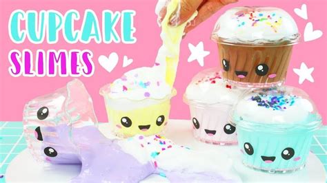 How to Make Kawaii Cupcake Scented Fluffy Slime! ğŸ’• - YouTube | Homemade slime with glue, Easy ...