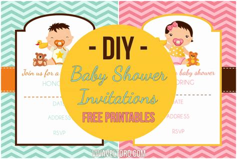 DIY Baby Shower Invitations using BeFunky - with FREE Printables! - Viva Veltoro