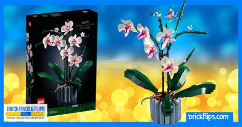 Lego 10311 Orchid Review (Botanical Collection 2022) | Brick Finds & Flips