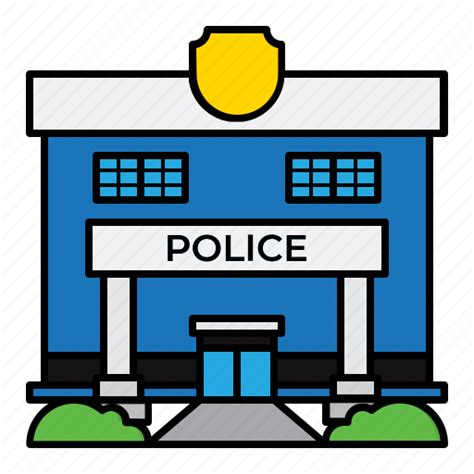 Police, station, office, building icon - Download on Iconfinder