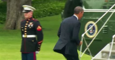 President Obama Makes Up For Forgetting To Salute A Marine | SF Globe