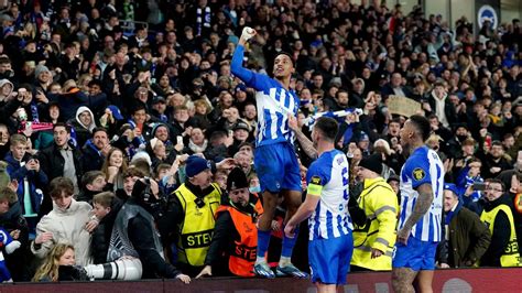 Brighton 1-0 Marseille: Late Joao Pedro winner sees Seagulls advance to ...