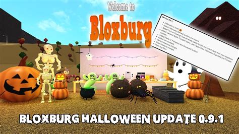 New Bloxburg Halloween Update 0.9.1 - YouTube