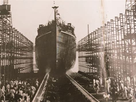 indianhistorypics on Twitter: "1950s :: Launch of Ship In Hindustan ...