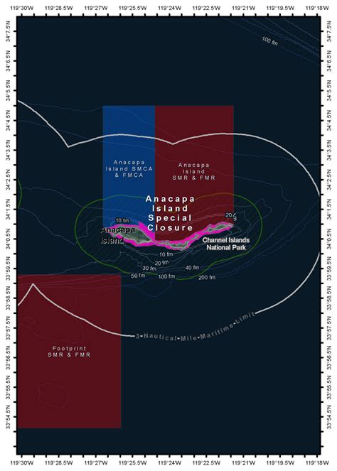 Anacapa Island State Marine Reserve / Federal Marine Reserve / State Marine Conservation Area ...