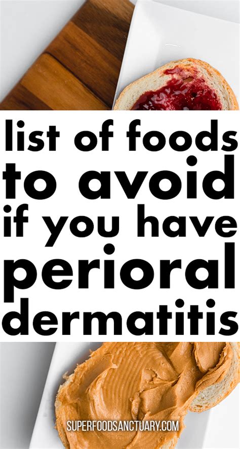 Top 5 Foods to Avoid with Perioral Dermatitis - Superfood Sanctuary - Heal through Food