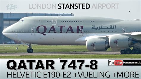 Qatar Boeing 747-8 (BBJ) A7-HHF | Helvetic Embraer E190-E2 | Air ...