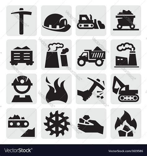 Coal icon Royalty Free Vector Image - VectorStock