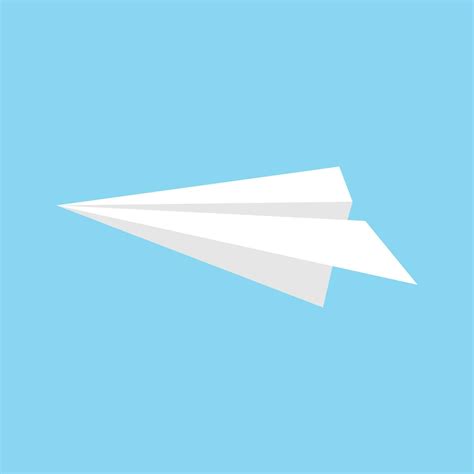 Vector paper airplane 9651921 Vector Art at Vecteezy