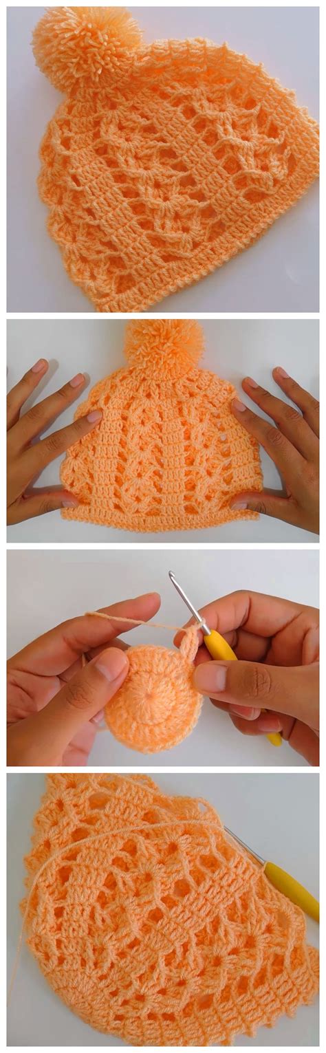 Crochet Easy Baby Hat - We Love Crochet | Crochet baby hats, Crochet hats, Easy crochet
