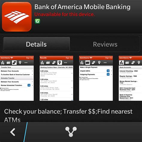 Bank of America app for BB10? - BlackBerry Forums at CrackBerry.com