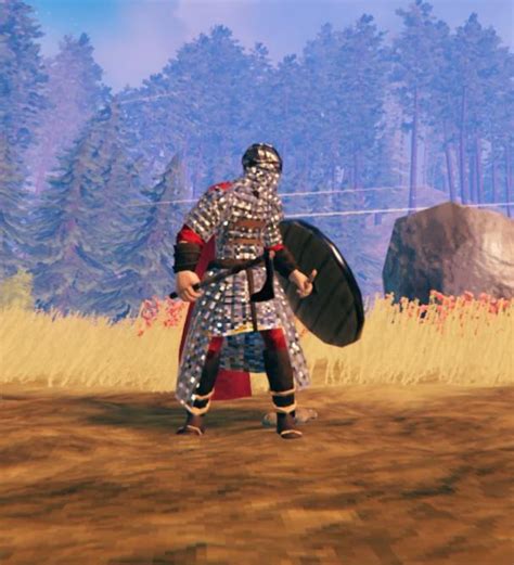 I retextured a Valheim armor set so it looks like a varangian guard. I thought it fits here :D ...