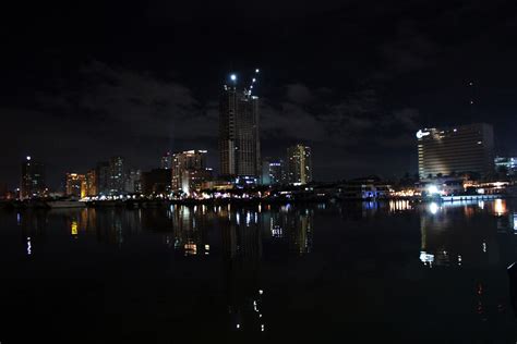 Night At Manila Bay 3 Free Stock Photo - Public Domain Pictures