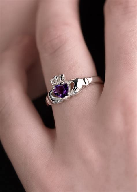 Birthstone Claddagh Ring – Claddagh Design