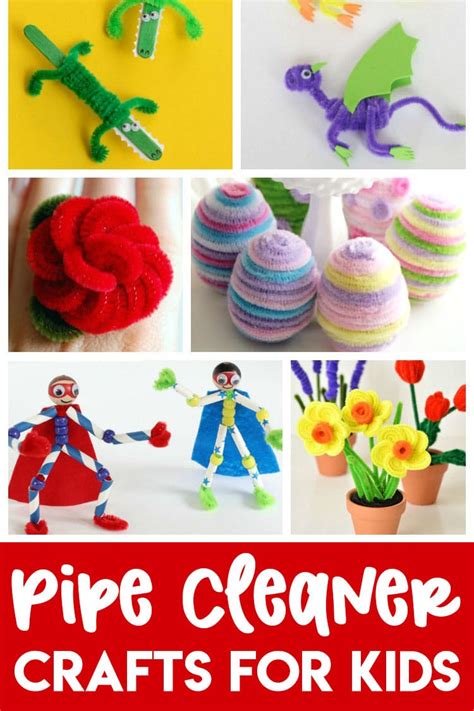 20+ Awesome Pipe Cleaner Crafts for Kids - Happiness is Homemade