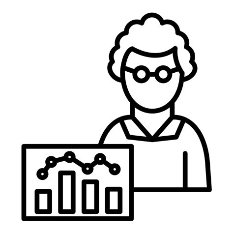 Data Scientist Line Icon 14809614 Vector Art at Vecteezy