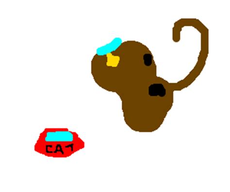 Scooby Doo drinks milk from cat bowl - Drawception