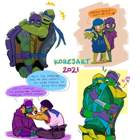 a tired hoe on Twitter: "Turtle bros #rottmnt #fanart… " Teenage Mutant ...