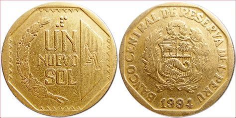 Nuevo sol: coin from Republic of Peru (1991-2015)