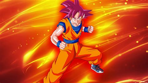 Goku SSJ Dios Wallpapers - Wallpaper Cave