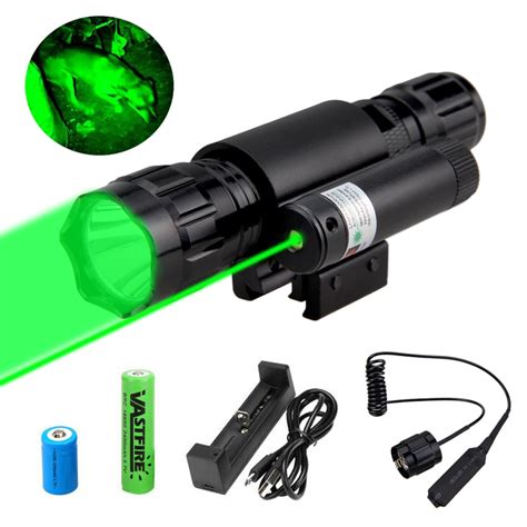 Tactical Weapon Light Green Dot Scope Sight Mount Hunting Picatinny ...