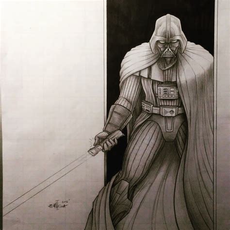 Darth Vader Pencil Drawing at PaintingValley.com | Explore collection ...