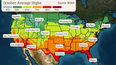 October 2019 Temperatures Will Likely Be Cooler Than Average in the Far ...