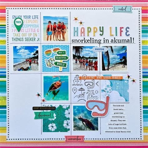 Happy life - Project Idea - Scrapbook.com