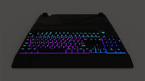 ASUS ROG RGB Gaming Keyboard Gaming Setups 3D model | CGTrader