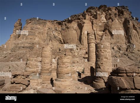 The Temple of Amun and the holy mountain of Jebel Barkal, Karima, Sudan ...