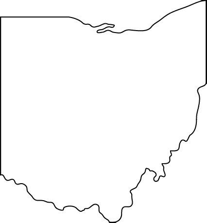 Ohio State Outline Vector at GetDrawings | Free download