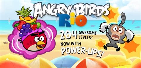 Angry Birds Rio Update brings 24 New Levels and New Power Ups: Samba Burst and TNT Drop!