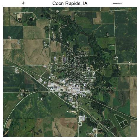 Aerial Photography Map of Coon Rapids, IA Iowa