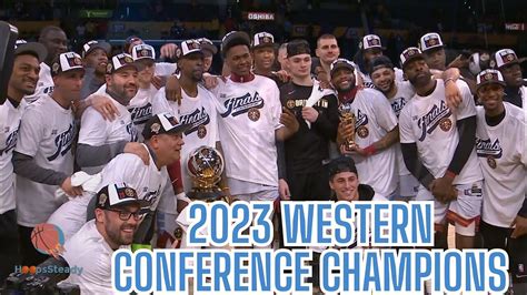 2023 NBA Western Conference Finals Trophy Presentation