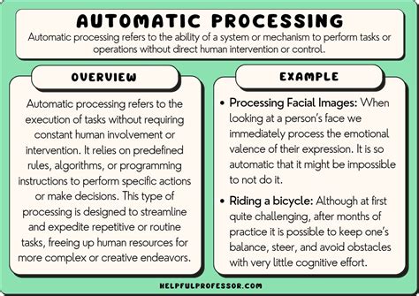 18 Automatic Processing Examples (2024)