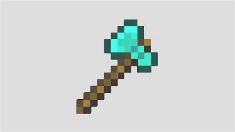 Minecraft Wallpaper Diamond Axe