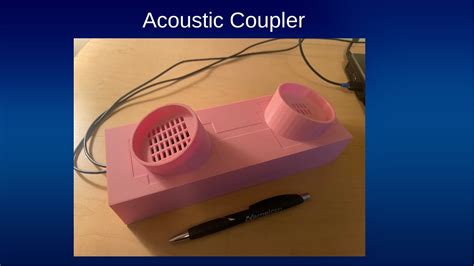 3D printed Acoustic Coupler and Minimodem BBS - YouTube