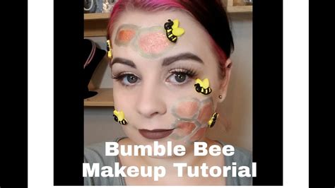 Bumble Bee Inspired Makeup Tutorial || Halloween 2017 - YouTube