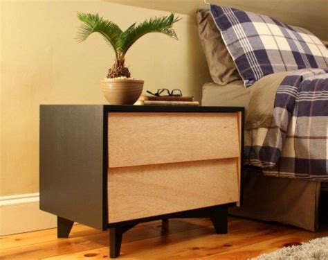 DIY Mid-Century Modern Nightstand | Mid century modern nightstand, Mid century modern bedside ...