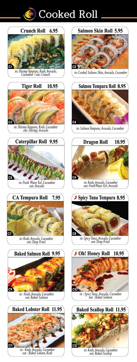 Poke Sushi Menu | OC Restaurant Guides