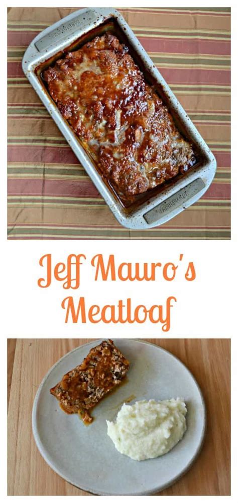 Jeff Mauro's Meatloaf made with 2 types of meat and a tasty BBQ sauce ...