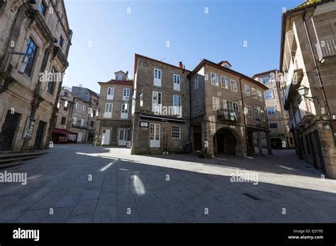 Pontevedra old town Stock Photo - Alamy