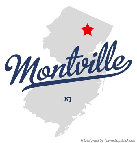 Map of Montville, NJ, New Jersey