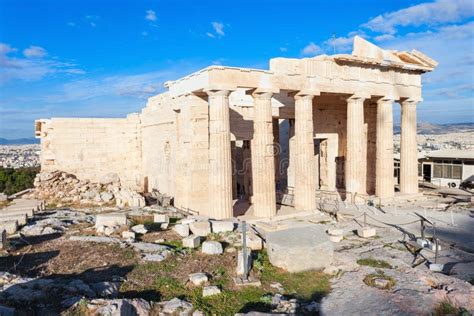 Propylaea in Acropolis, Athens Stock Image - Image of athena, hill: 93415431