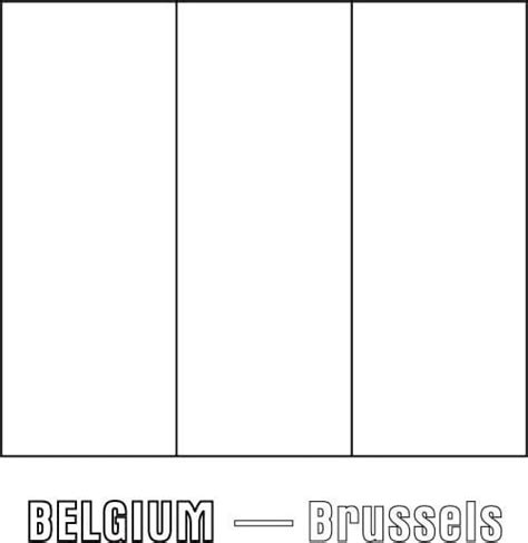 Flag of Belgium coloring page - Download, Print or Color Online for Free