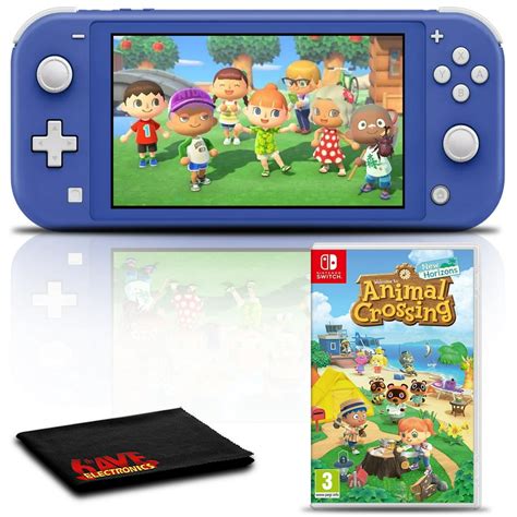 Nintendo Switch Lite Console Bundle with Animal Crossing + 6Ave Fiber Cloth - Walmart.com ...