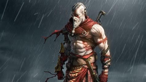 1920x1080 Kratos Fanart 4k Laptop Full HD 1080P ,HD 4k Wallpapers,Images,Backgrounds,Photos and ...