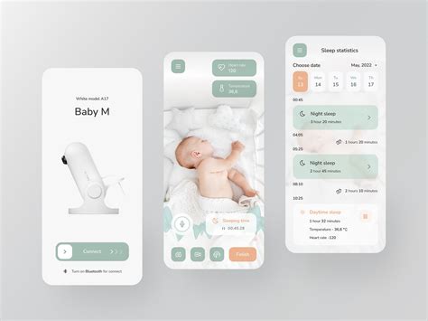 Baby Monitor App by Daria Kotliar on Dribbble