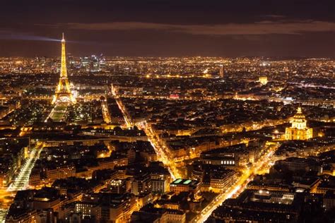 Skyline of Paris at night – Stock Editorial Photo © bukki88 #73913451