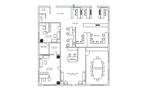 Art Gallery Floor Plan Dwg - Download Free Mock-up